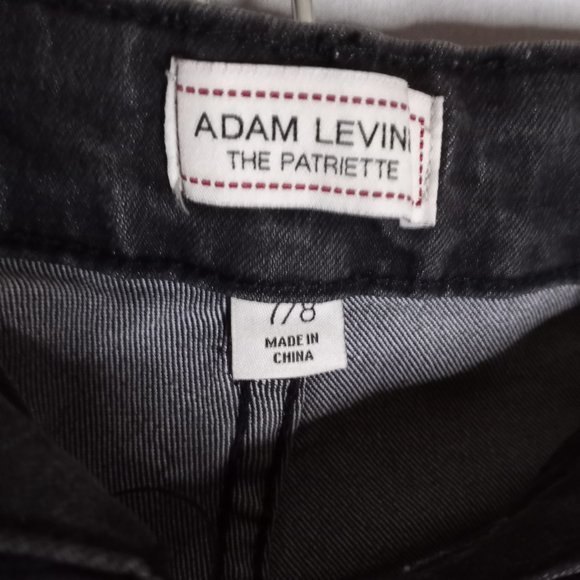 Adam Levine The Patriette Charcoal Gray Denim Women's Jeans Sz. 7/8 - Picture 6 of 6
